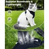 Luxelle 2 Pack Escape-Proof Cat Harness and Leash Set for