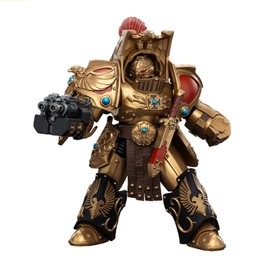 GWTCTOY JoyToy Warhammer 40K Genuine License 1:18 Action Figure, Legio Custodes Aquilon Terminator Squad Aquilon with Lastrum Storm Bolter