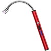 RONXS Electric Candle Lighter, Windproof Rechargeable Long Lighters, Red
