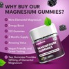 supplmnt. supplmnt. Magnesium Gummies for Adults - 120 BlackBerry Vegan