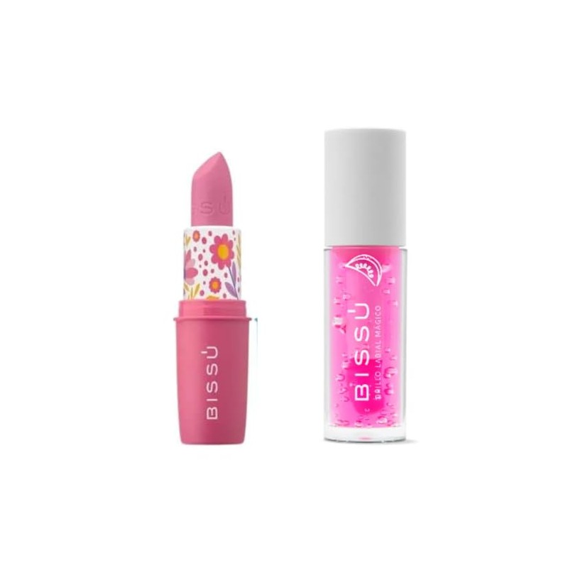 Duo/Kit Gloss Brillo Labial Mágico Bissú Sandía