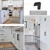 goldenwarm 5Pack Kitchen Cabinet Handle Black Cupboard Handle Kitchen Cupboard