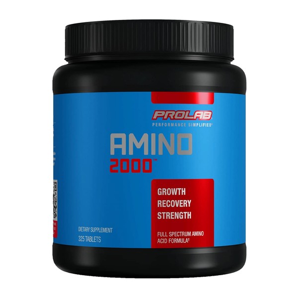 Prolab Amino 2000 Essential Amino Acids Supplement, Full-Spectrum EAA Formula
