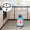 Alipis Movable Propane Cylinder Base, Propane Tank Stand Dolly with