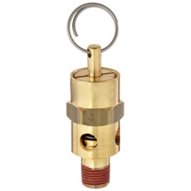 Control Devices ST2512-1A075 ST Series Brass ASME Safety Valve, 75 psi Set Pressure, 1/8" Male NPT
