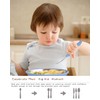 Bakpoco 6PCS Toddler Utensils, 316 Stainless Steel Baby Safe Forks
