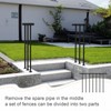 Metal Deck Railing, Flat Railing Kit, Metal Porch Railing Outdoor,