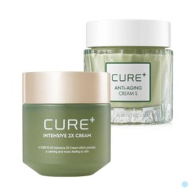 Kim Jengmun 김정문알로에 큐어 크림 2x + 안티에이징 크림 S 세트 Kim Jung Moon Aloé Cure Cream 2x + Anti-Aging Cream S Set