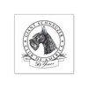 CafePress Giant Schnauzer Club of America Logo Square Sticke Square