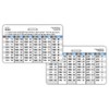Age Calculation Chart Horizontal Badge Card (1 Card)
