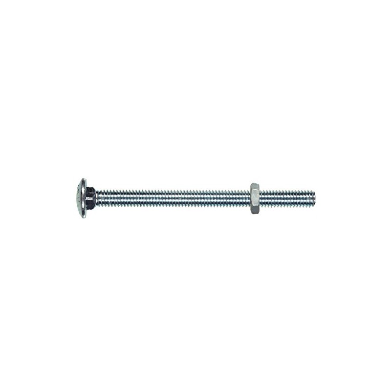 Hillman 2152 10-24 x 2-1/2-Inch Carriage Bolt with Nut, 25-Pack