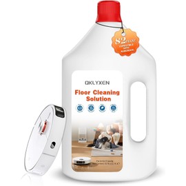 82FL OZ/2.42L Floor Cleaning Solution Compatible with Roborock (Q5/Q7/Q8/Q10/S7/S8/Saros 10R/F25/Qrevo Series), Floor Cleaner Refill for All Robot Vacuums & Cordless Wet Dry Vacuum with Mopping