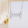 PROESS 444 Angel Number Necklace 925 Sterling Silver Guardian Angel