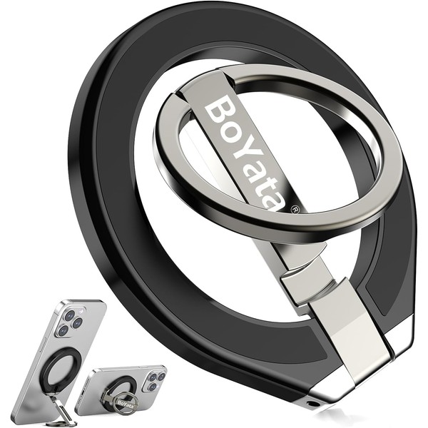 BoYata Magsafe Ring, Magnetic, Smartphone Ring, Double-sided Magnet, Super Strong