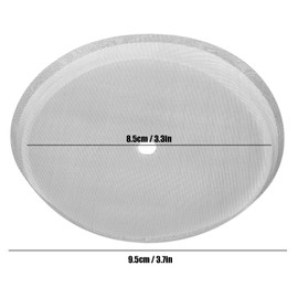 Pantalla de malla de filtro de repuesto de prensa francesa de acero inoxidable 304 reutilizable para accesorio de olla de prensa de café de 1000mm 10 piezas(150 Mesh)