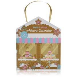 Accentra Beauty Advent Calendar House Design with Bath & Body content in sensual fragrances, body care, bath products, skin care & cosmetics for women & girls (pack of 2)