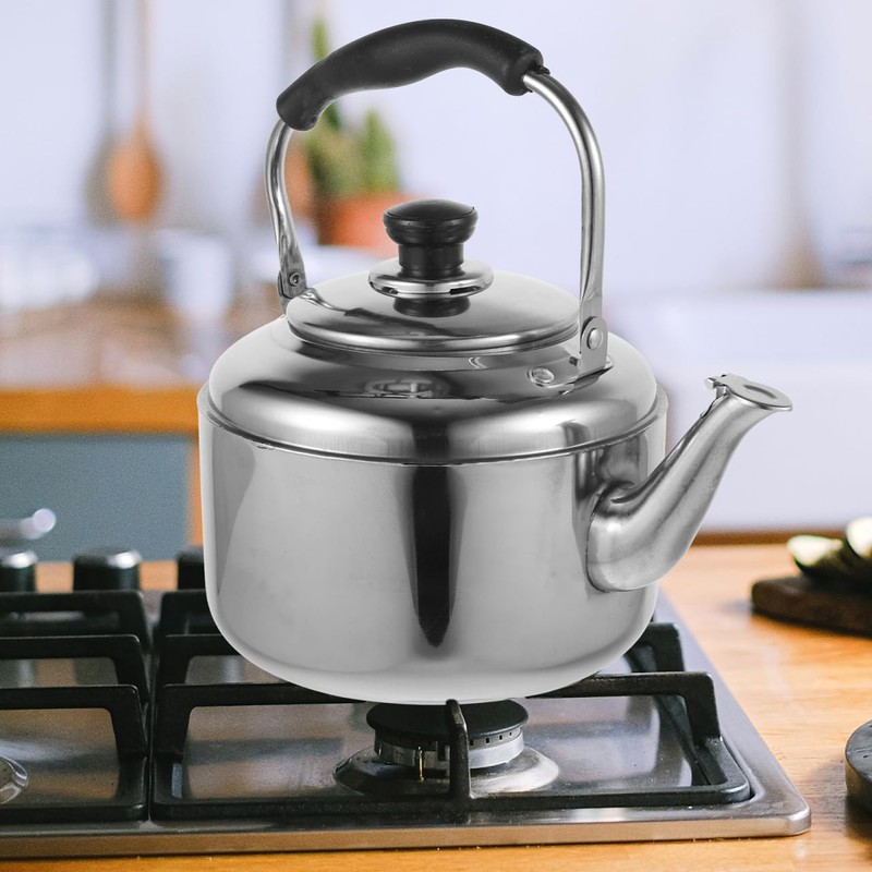 Uonlytech Stainless Steel Stovetop Water Kettle 3L Whistle Sound Water