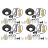4 Carburetor Carb Repair Kits Replacement for Yamaha Vmax V-MAX