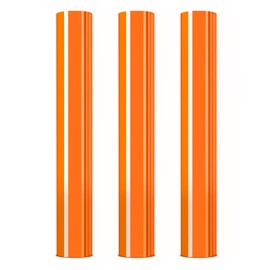 VENITOR 3D Puff Vinyl Heat Transfer - Puff HTV 3 Sheets 12"x10" Puff Heat Transfer Vinyl HTV for Heat Press T Shirt Compatible with Cricut Air or Maker-Neon Orange