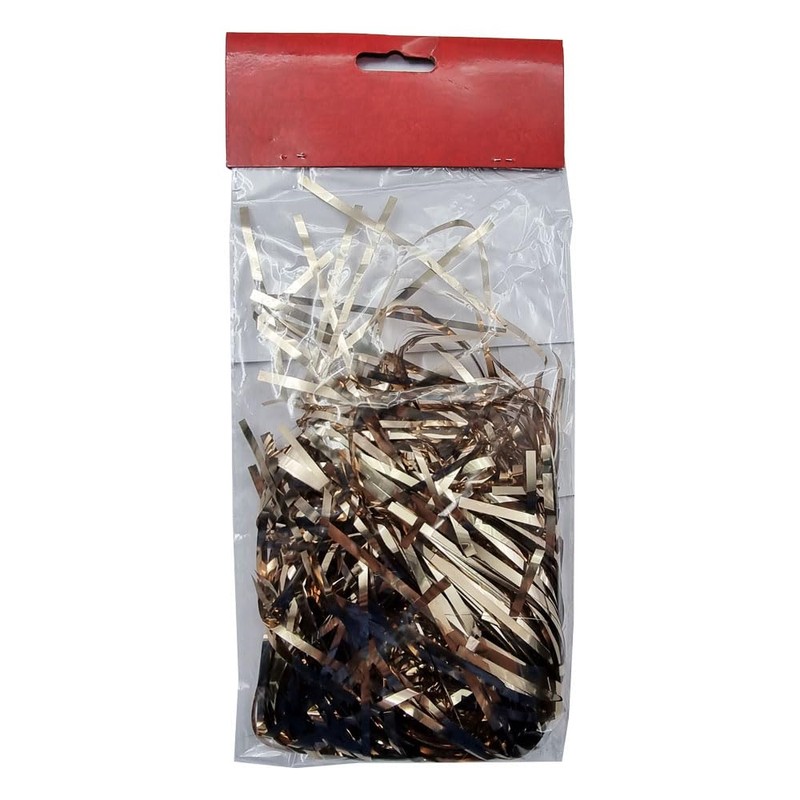 Gold Christmas Metallic Shred – Shredded PVC Paper for Gift