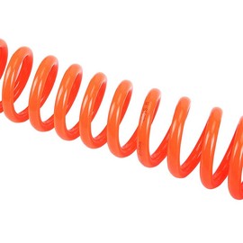 AIMALL 6m Recoil Air Compressor Hose with 5mm Inner Diameter and 8mm Outer Diameter, Durable PU Coil Hose, Nitto Style Fittings, Chemical and Corrosion Resistant, Ideal for Air Tools