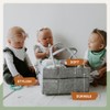 Parker Baby Co. Diaper Caddy - Nursery Storage Bin and