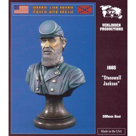 Verlinden VER1665 200mm North and South Bust - Stonewall Jackson [Model Building KIT]