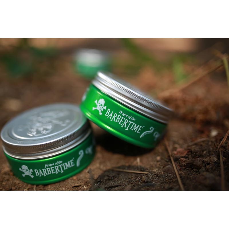 BARBERTIME Hair Styling Matte Wax | No6 Green Matte Clay