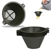 Worldity Paint Strainer, 100 mm Plastic Filter with Fine Nylon