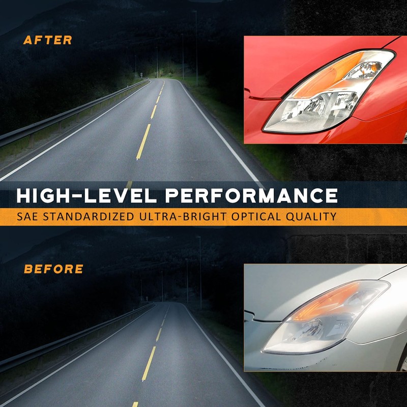 WEELMOTO Headlights Compatible with 2007-2009 Nissan Altima 4Dr Sedan Headlight