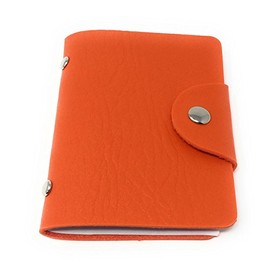 Card Holder Wallet - Holds 24 Cards! [Orange]