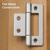 Flat Metal Hinges for Cabinets & Wooden Boxes – 360