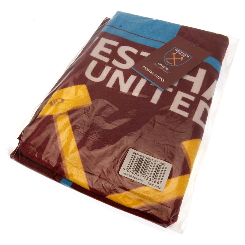 The Hammers West Ham Claret Sky Towel