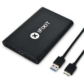 iFixit 2.5" Hard Drive Enclosure with USB 3.0 Cable