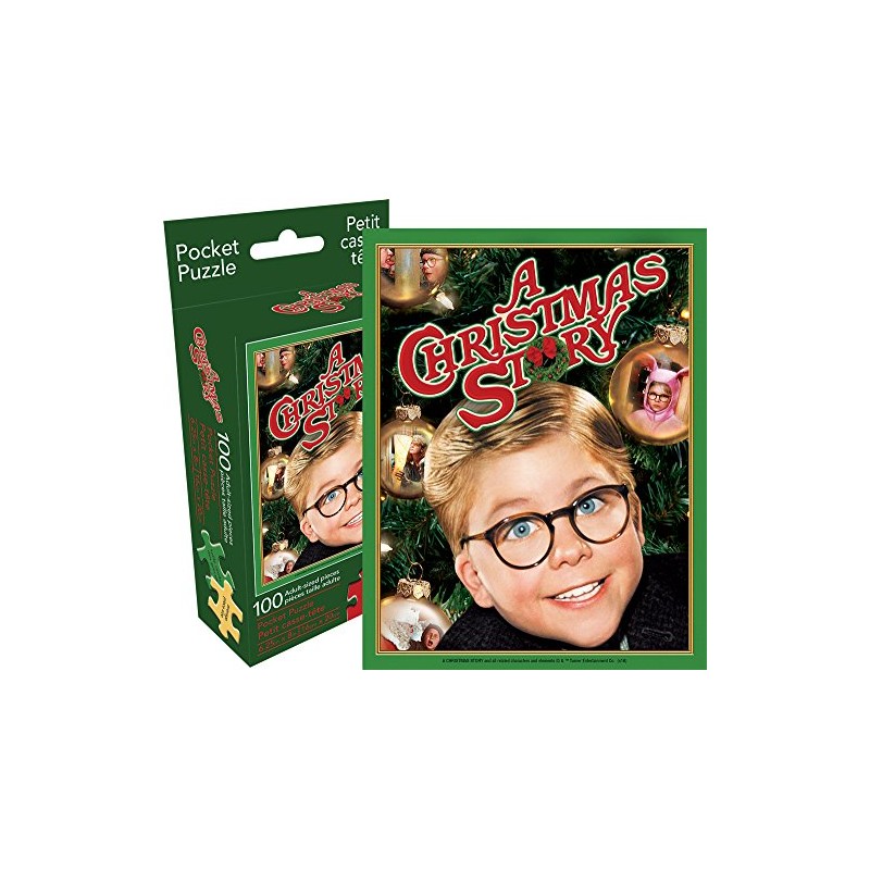 Aquarius A Christmas Story 100 Piece Adult Pocket Jigsaw Puzzle