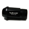 VMS RACING 12x1.5 20PC Piece Black Anodized 44mm Long Open
