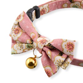 Hanami Bow Tie Cat Collar (Pastel Pink)