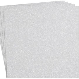 PB TECH Glitter Cardstock Paper - 30 x 30CM (12x12 inch) 10 Sheets 250gsm/110Ib Mixed Colours Cardstock Paper for Crafting - Shiny Paper for DIY Projects Card Making Decoration (Silver)