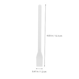 LALAFINA 10pcs Mini Plastic Palette Sticks Versatile Makeup Applicator for Glue Paint Face Mask