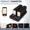 Voopon 20-Count Wireless Restaurant Pagers Beepers with Touch Buttons Waterproof-