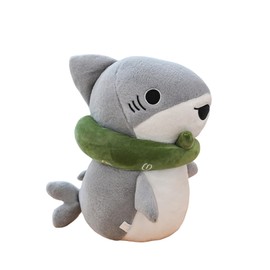 Giant Shark Plush Toy Cushion, Cute Toy Shark Plush Toy, Plush Shark Toy, Plush Toy Shark, Large Shark Plush Cushion, Girls and Boys (33 cm, Grey)