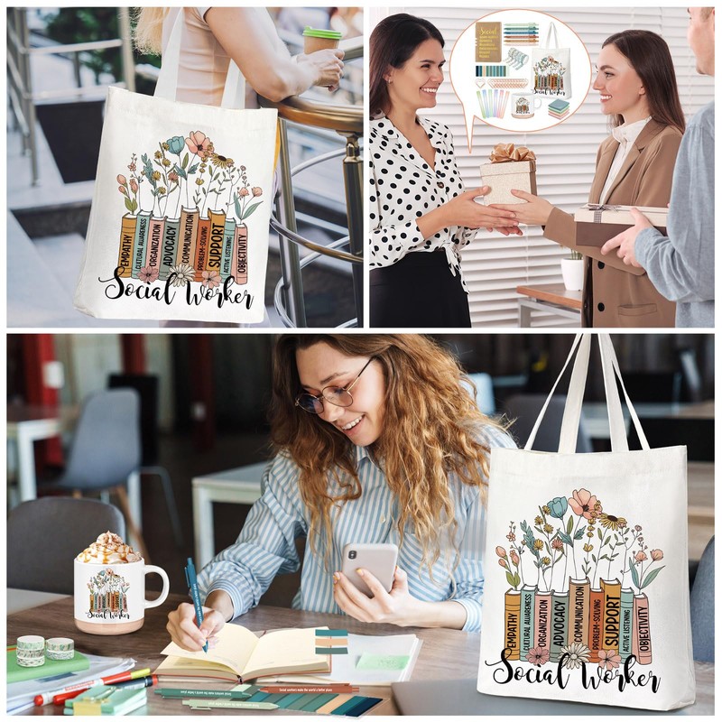 35 Pcs Social Worker Appreciation Gift Set for Bsw Msw