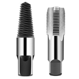 WANXIANG 1/2" Carbon Steel NPT Pipe Tap and 1/2" Broken Water Pipe Extractor,Home Water Pipe Repair Kit