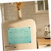jojofuny Acrylic Magnetic Weekly Planner Board Erasable Message Board for