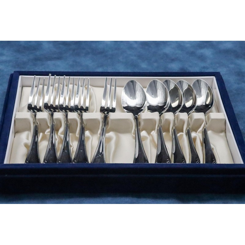 ALFACT Dinner Cutlery Set, 10 Pieces, 18-10 Stainless Steel, Made