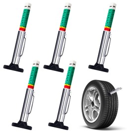 5 Pcs Tyre Tread Depth Gauge UK,Smart Color Coded Car Tyre Tread Gauge Tire Gauge Depth Precise Color Coded Car Tread Depth Gauge Digital Tire Tread Depth Gauges for Car,Truck,Motorcycles,32nds/25mm