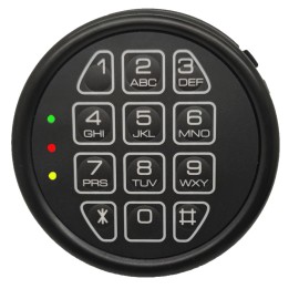 Unbranded Gun Safe Lock Replacement Black Keypad Electronic Safe Lock With Swing Bolt .