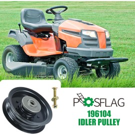 POSFLAG 532196104 Husqvarna Idler Pulley Replaces 532197380 Husqvarna Idler Pulley, 196104 Idler Pulley, Husqvarna 532196104 Pulley, 197380 Idler Pulley for Husqvarna Z254 Z254F YTH24V48 Tractors