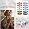 Tomovely WWJD Bracelets Pack What Would Jesus Do Bracelet Bulk