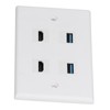 2 HD Multimedia Interface 2 USB3.0 Ports Panel Weld Free